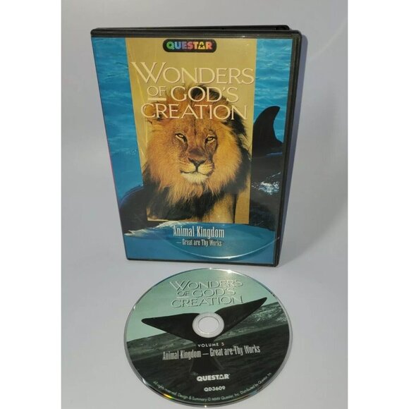 Wonders of God's Creations: Animal Kingdom by Questar, Inc (DVD) Ready To Enjoy! - Picture 1 of 6